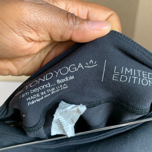 Beyond Yoga Border Contrast Legging Mesh Black - Picture 6 of 7